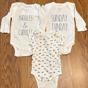 Rae Dunn Baby By Magenta Onesie Set